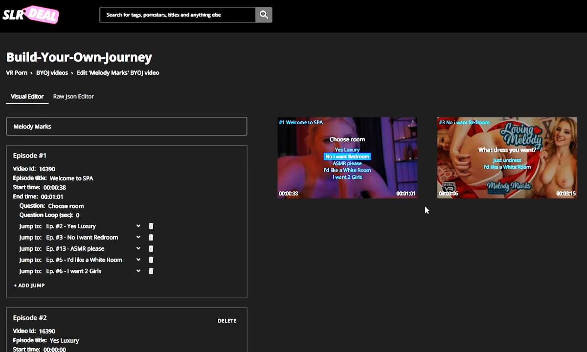 BYOJ – Build Your Own Journey tutorial part 2