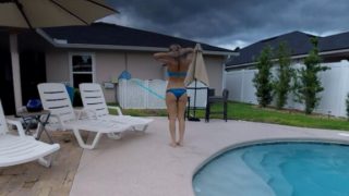 Babe Natasha In The Pool