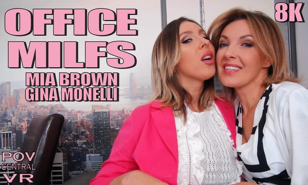 Gina Monelli and Mia Brown: Office MILFs