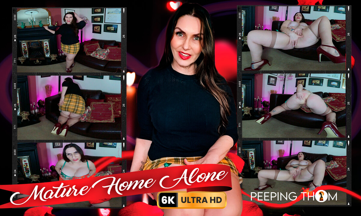 Home Alone With Horny Granny