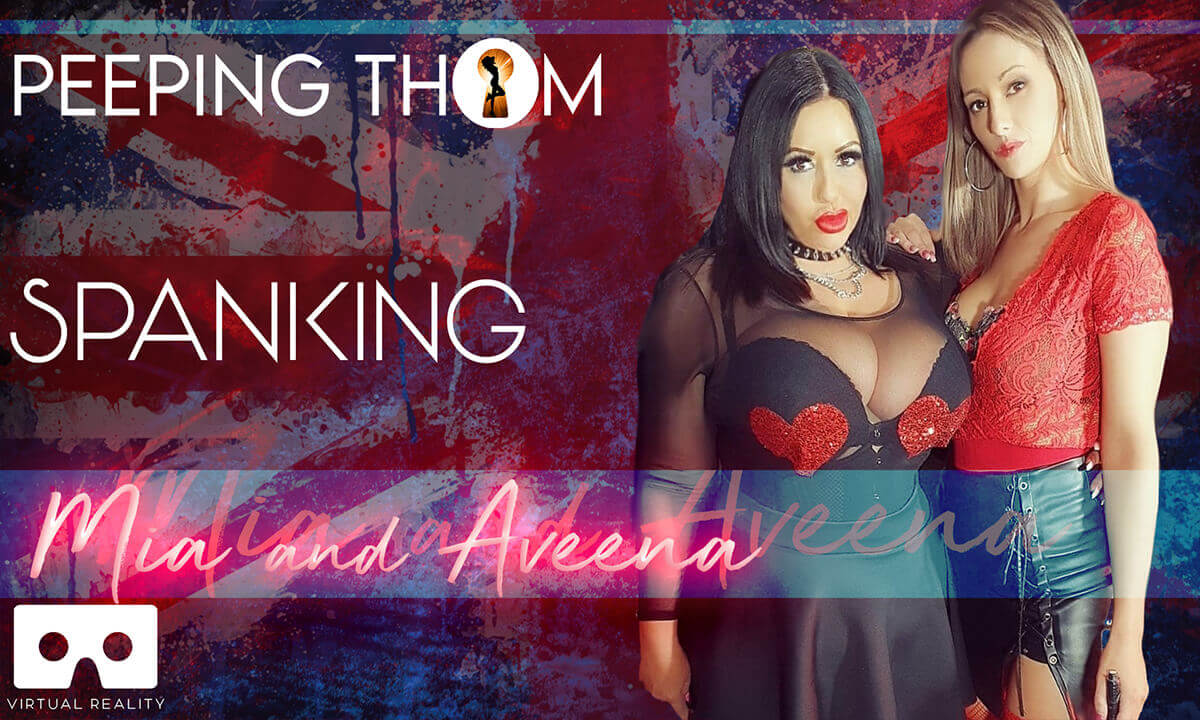 Mia and Aveena – Double Spanking