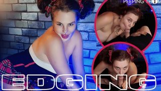 POV Edging – Nerdy Kora visits the Red Room