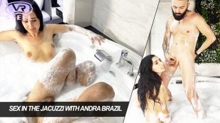 Sex In The Jacuzzi With Andra Brazil