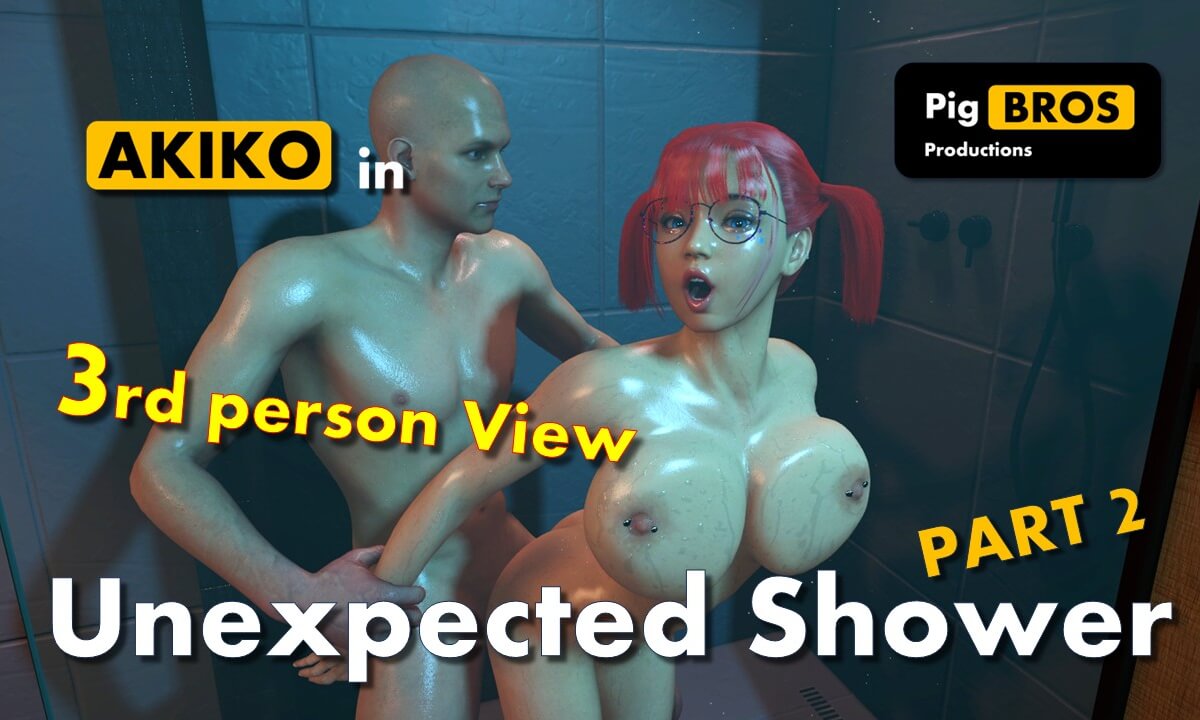 Akiko – Unexpected Shower – PART 2 – 3rd Person View