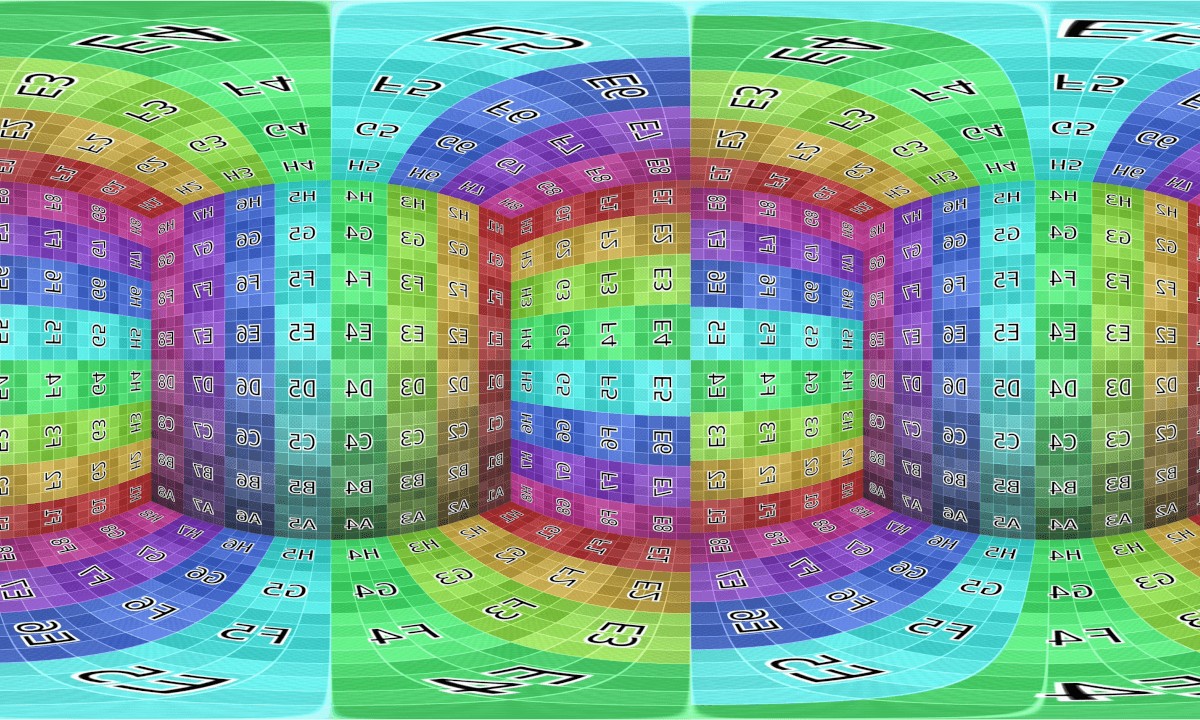Calibration video: Equirectangular Rec709 SBS 180