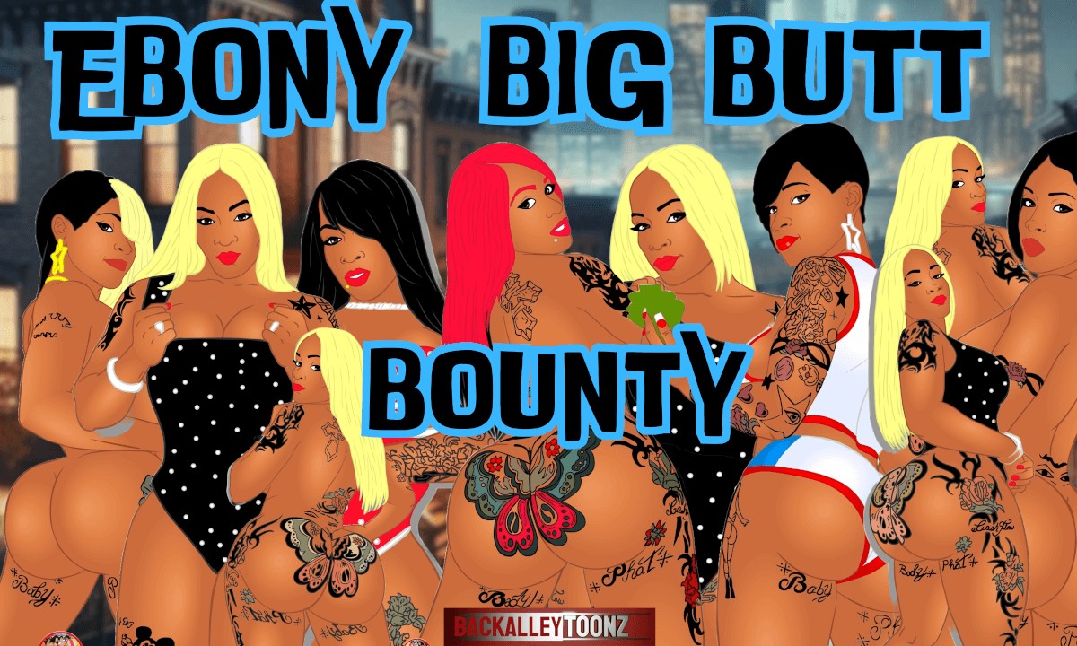Ebony Big Butt Bounty Gets Her BBC Reward