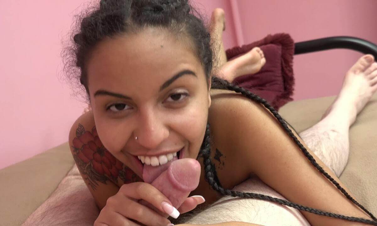Latina Coed Alix Avery Is Giving Logan A Pov Blowjob