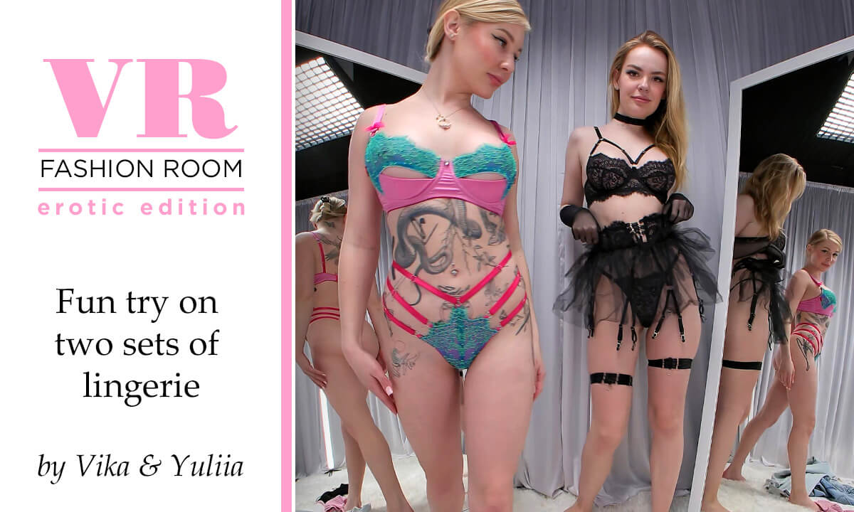Vika & Yuliia Tries On Two Sets Of Lingerie