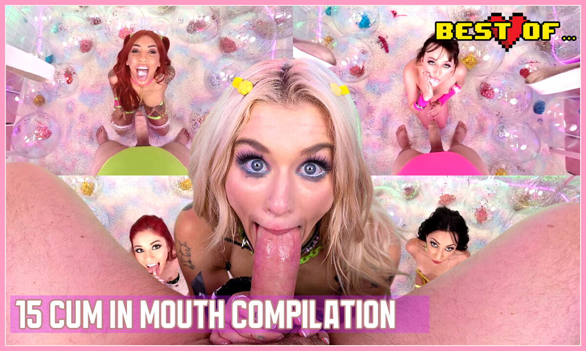 15 Cum In Mouth Compilation