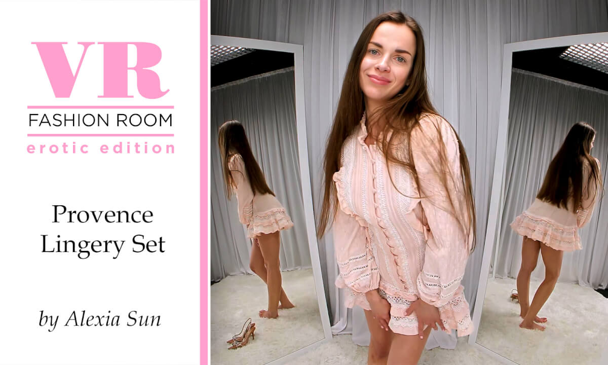 Alexia Sun Try On Provence Lingery Set