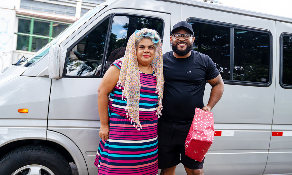 BBW Mature Follows A Special Invitation To My Van