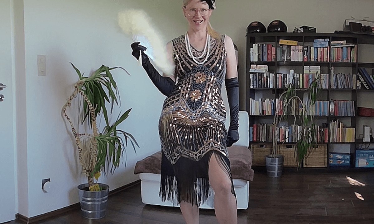 20er Jahre Girl Wichst mit Dir (alte Quali)