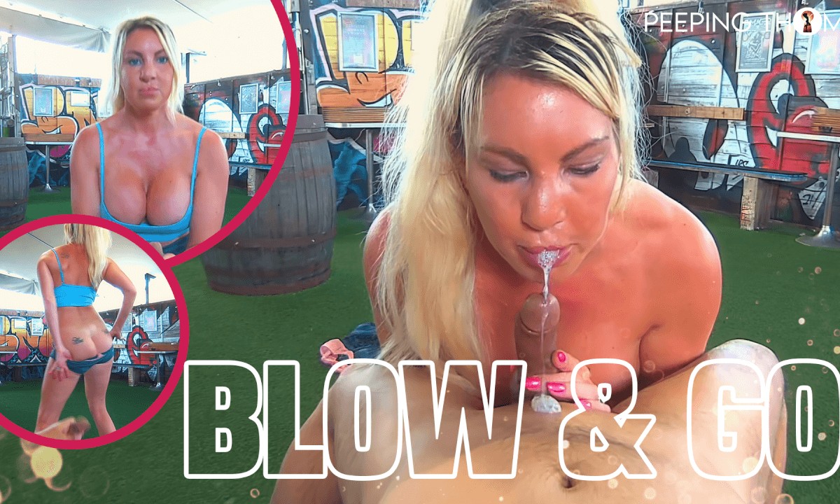 Busty Blonde Blows and Go’s – Audition Gone Right!