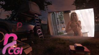 Inked Stunner Kisa Takes Her Panties Off (CGI)