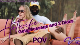 POV Hotwife Fucks the BBC Neighbor Threesome