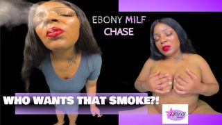 Smoking Hot Ebony Stepmom Chase- MILF Smoking Fantasy