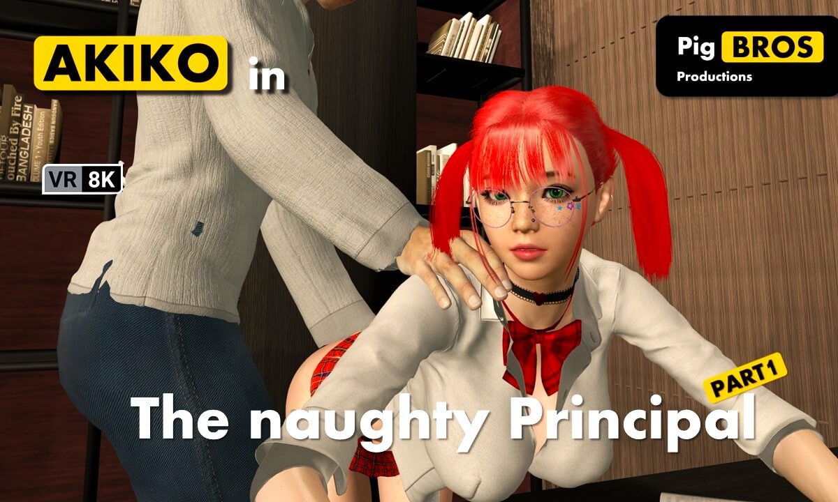 Akiko – The Naughty Principal – Part 1 – 8k