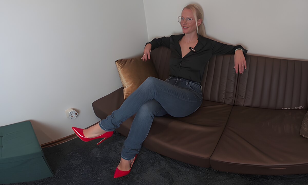 Confident Business Lady in Satin