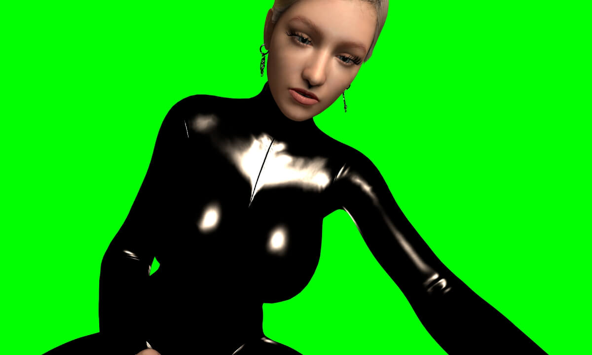Mistress in Black Latex – POV Cowgirl (Passthrough)