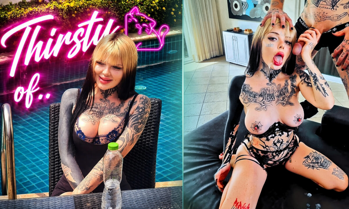 Thirsty Inked Street Girl Tricked Into Hardcore Vr Casting Couch Fuck – Tattooed White Girl Drained My Balls