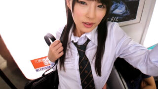 Haruka Hakii – Sticky Schoolgirls on the Train Part 1