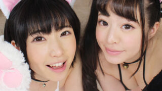 Kanon Momojiri and Hikaru Minatsuki – Cute Creampie Cat Cafe Part 1
