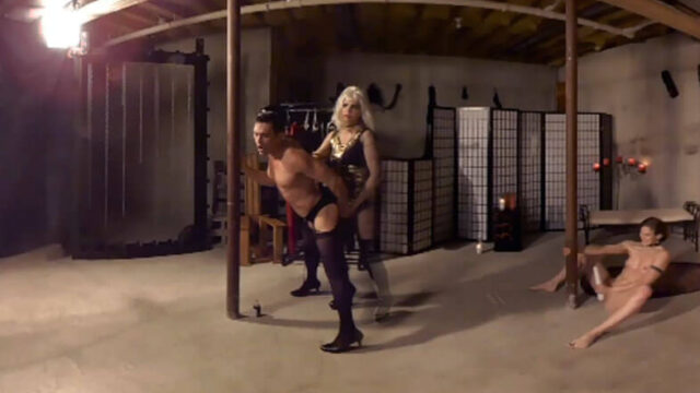 Pegging in Goddess Stara’s BDSM Dungeon