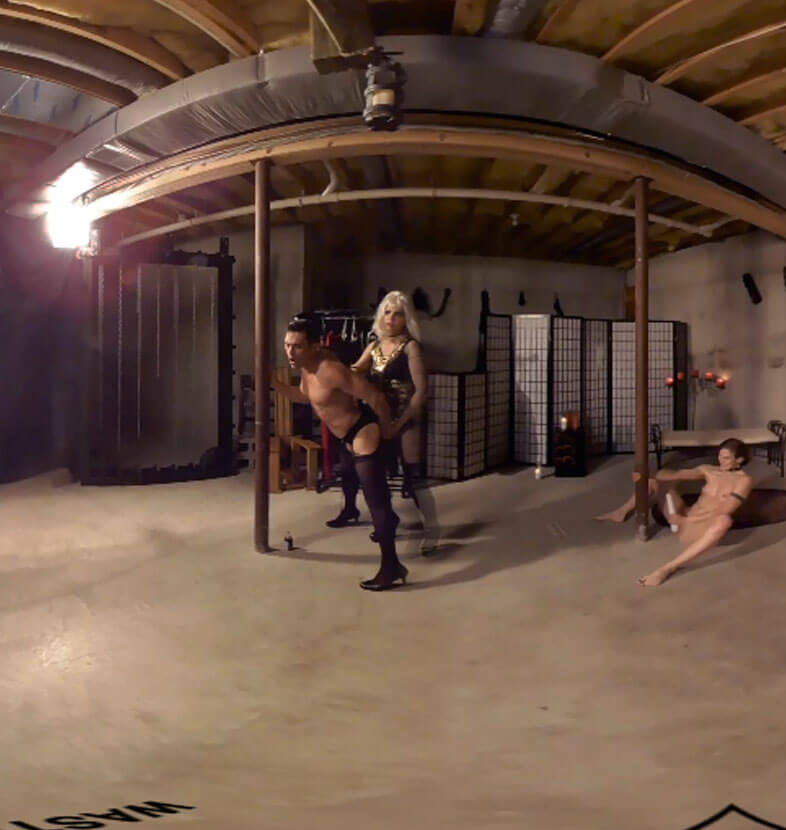 Pegging in Goddess Stara’s BDSM Dungeon