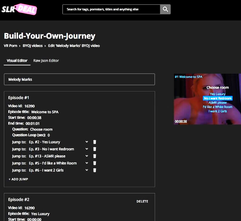 BYOJ – Build Your Own Journey tutorial part 2