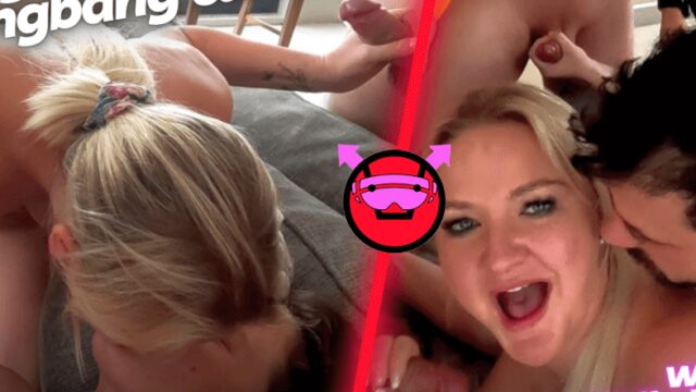 5 Guys On 2 Girls Gangbang Cumfest