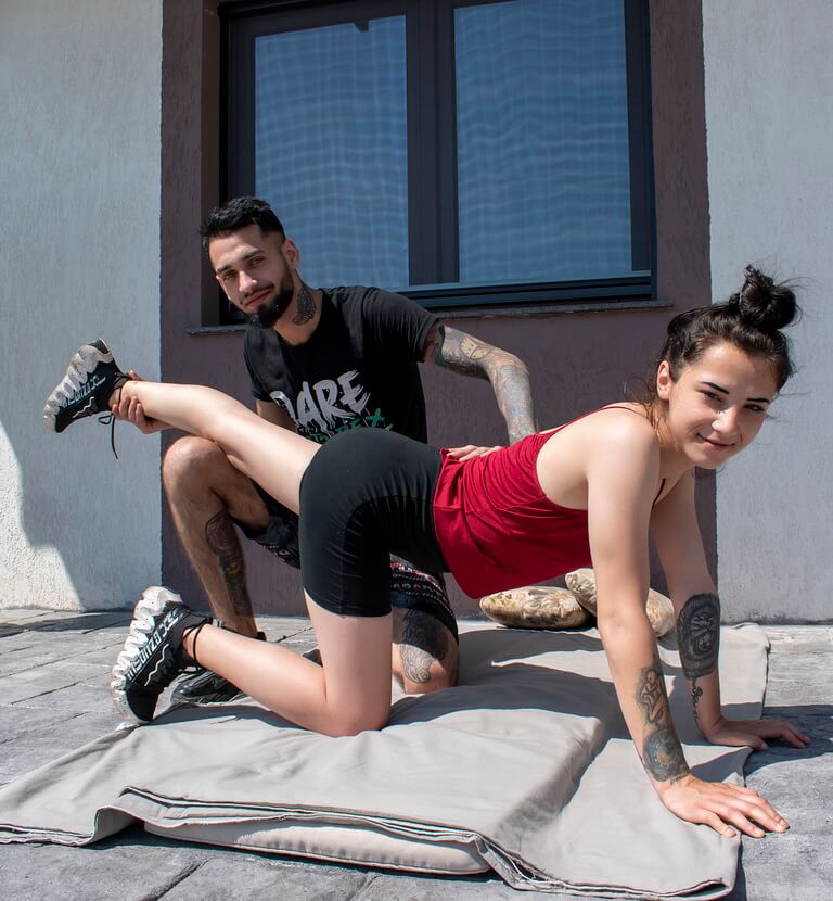 Fucking Is The Best Exercise – Yoga Session Interrupted By His Big Hard Dick