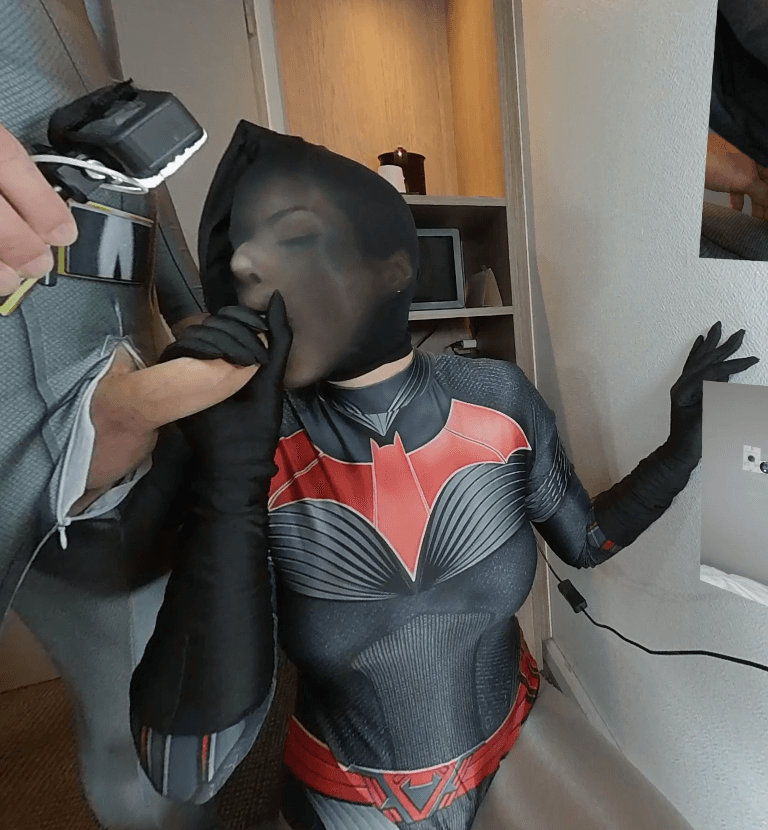 Nora Fox – Black Nylon Face