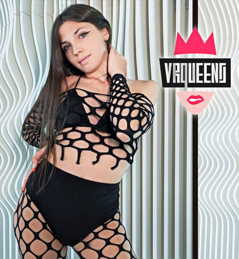 Teen Ass in Fishnets