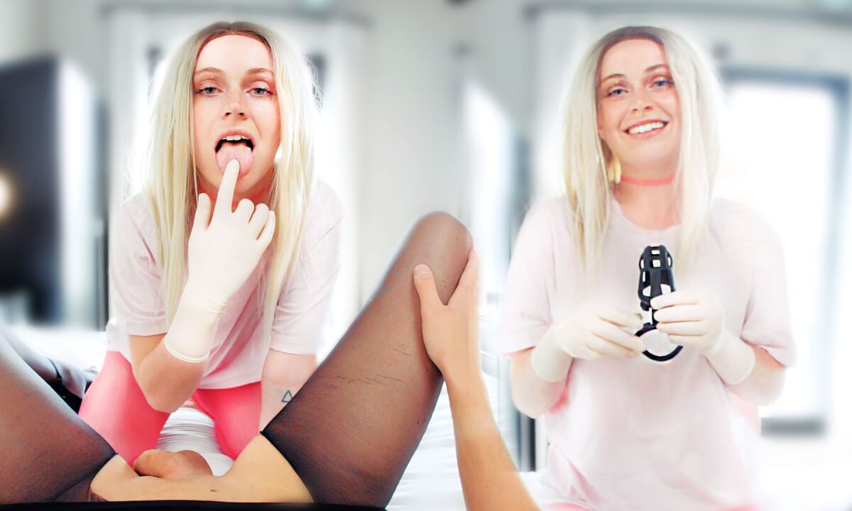 CHASTITY – POV Sissy Training