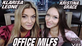 Klarisa Leone and Kristina Grace: Office MILfs