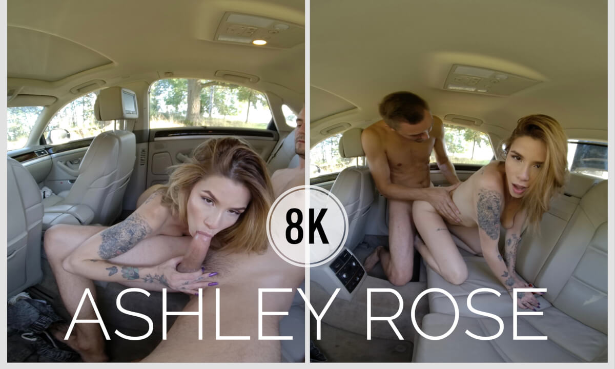 Sex in the car with Ashley from another point of view